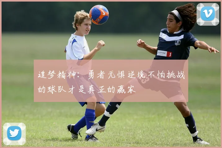 追梦精神：勇者无惧逆境不怕挑战的球队才是真正的赢家