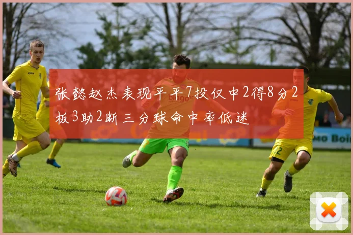 张懿赵杰表现平平7投仅中2得8分2板3助2断三分球命中率低迷